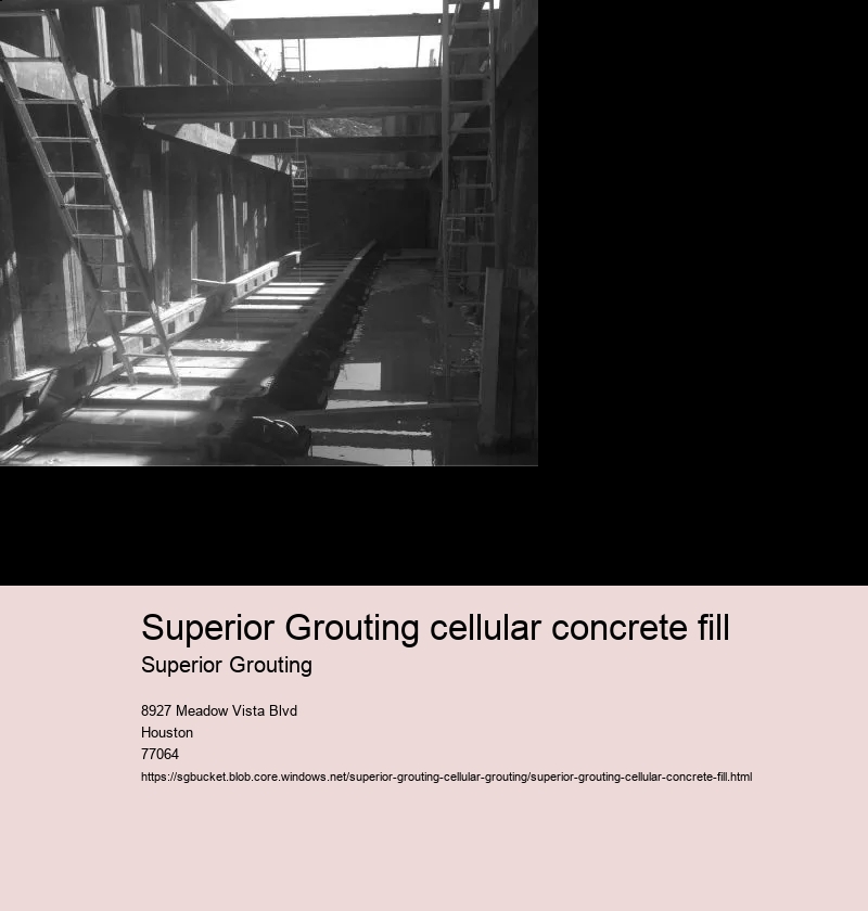Superior Grouting cellular concrete fill Superior Grouting Superior Grouting cellular concrete fill